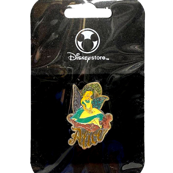 Disney Store Exclusive Alice Pin 2008 10th Anniversary Edition MIP - A065 - Picture 2 of 4